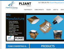 Tablet Screenshot of foamconverting.com